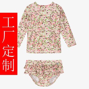 Children and Girls Autumn and Winter Long-Sleeved Beach Outdoor Sun Protection U Winter Swimming Warm Swimsuit Surfing Suit Customization Factory
