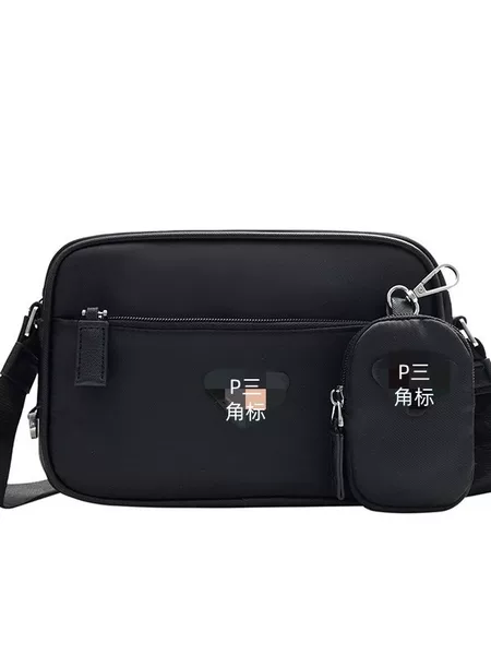 Cross-Border Foreign Trade Men's Bag, Unisex Two-Piece Set, Trendy Brand Hot-Selling Nylon Parachute Crossbody Shoulder Bag