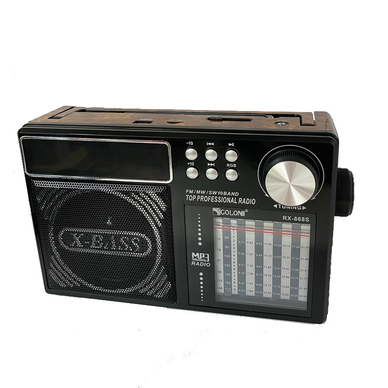 Exportación transfronteriza al por mayor retro multifuncional altavoz solar bluetooth AM / FM / SW1 - 8 banda enchufe multifuncional