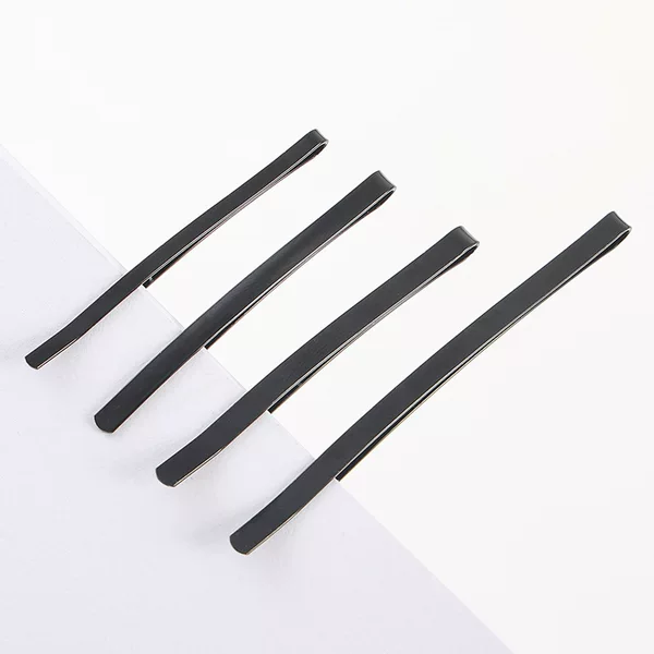 Large Curved Clip Gold Silver Bow-Shaped Hairpin Twist Hairpin Accessories Wholesale Manufacturer Direct Sales DIY Clip