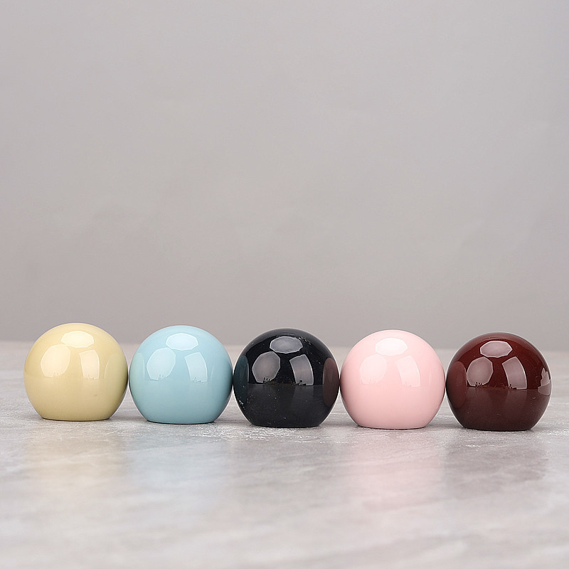 H018-Factory Direct Cosmetics Perfume Round Ball Cap 15 Mouth Colorful Round Ball 17.2 Nozzle Electroplating Spherical Cap