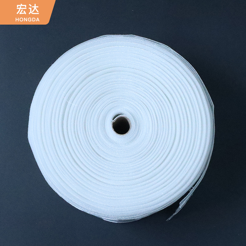 Cortina de nylon transparente cinturón de 10cm de tela con forro de malla cinturón de gasa Cordón de cifrado cortina accesorios red de pesca cinturón de gancho