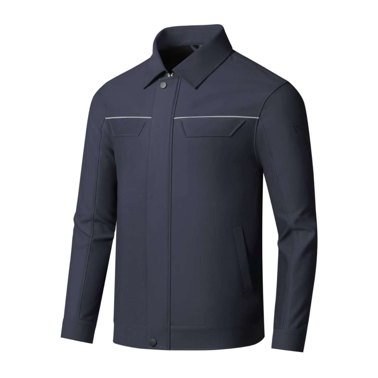 春秋工作服 采用科技复合面料 同时具备放泼水 防风 保暖可印LOGO