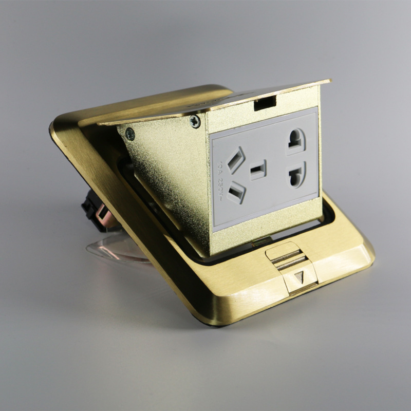 Slowly open five-hole ground insertion