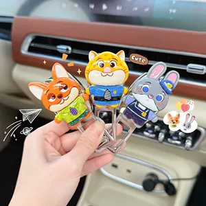 Judy Nick Zootopia Avtomobil Təhlükəsizlik Kəməri Uzatma Tutacağı, Şirin Avtomobil Aksesuarları