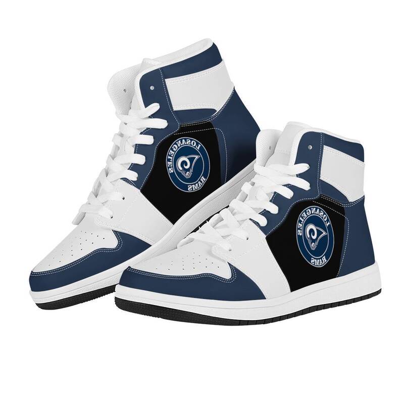 American NFL Team Los Angeles Ram High-top Basketball shoes Sports Sneakers Cross-border Export Drop Shipping