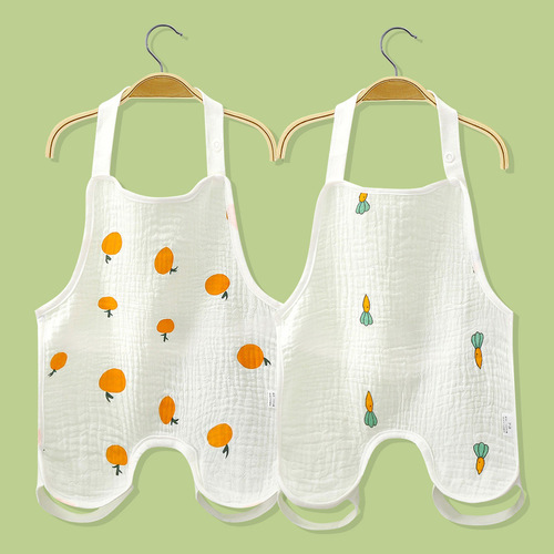 Children's cotton gauze bellyband summer thin belly vest bib baby with legs bellyband baby cotton anti-kick