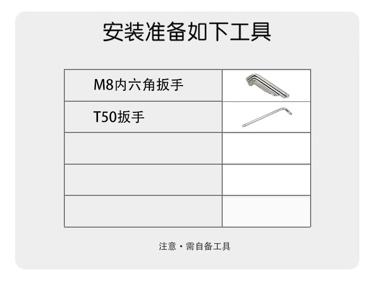 Muscle car Wolf suitable for infinite 500AC bumper bumper anti-fall bumper anti-collision bumper modification parts thick carbon steel