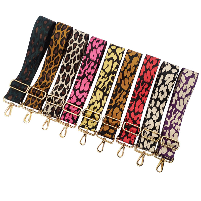 Neue, Breitere, Dicke Jacquard-gurtband-accessoires Mit Leopardenmuster display picture 2