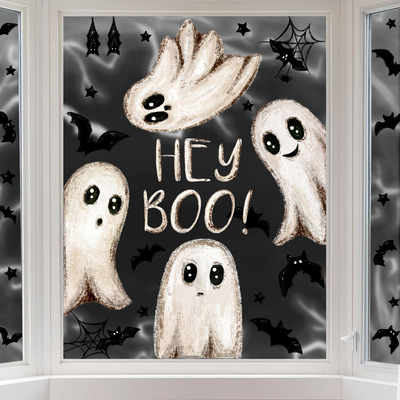 C 84569 Halloween static cling window sticker 万圣静电窗贴