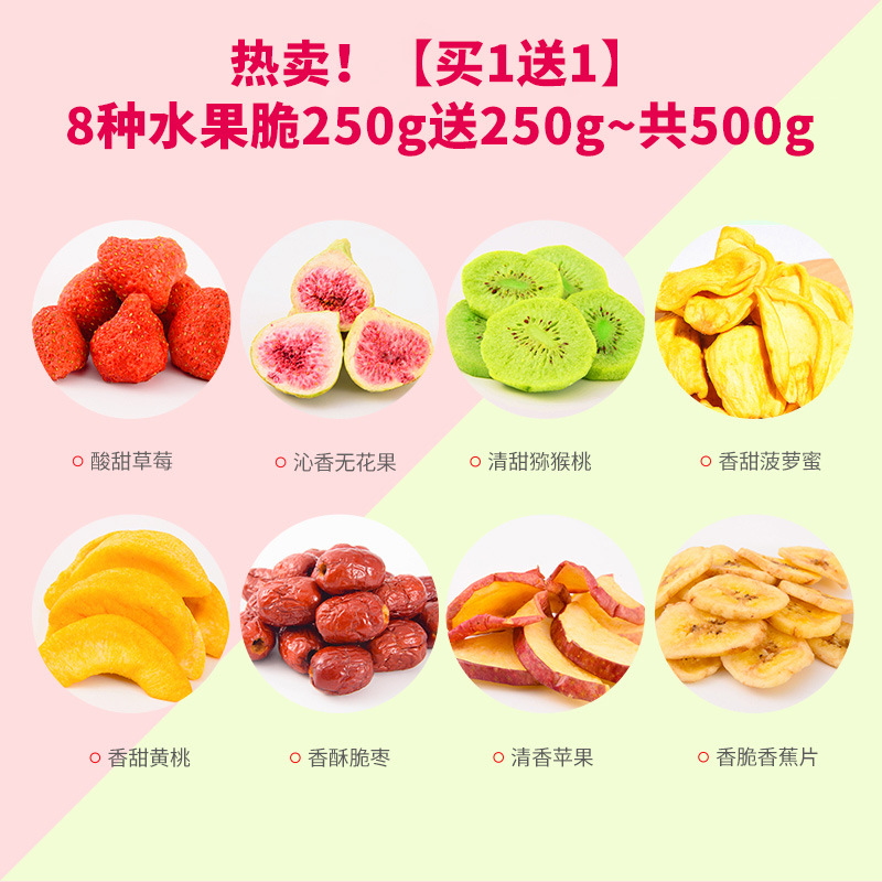 인기상품! [1+1] 과일칩 8종 250g + 250g~총 500g