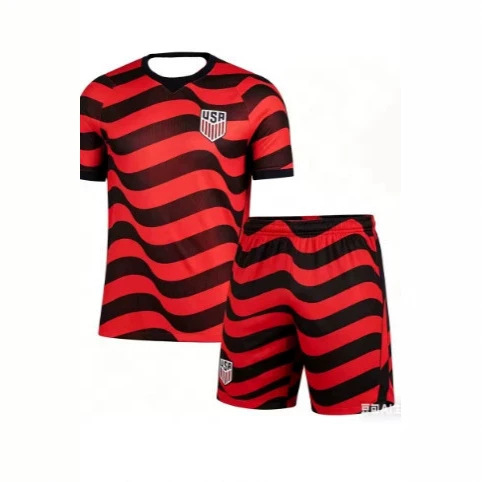American National Football Team Quick-Dry Breathable Shirt Sports Top Comfortable Performance Gear Football Jersey Set