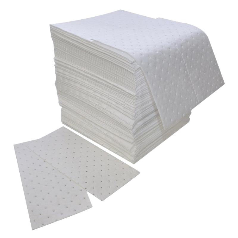 Oil-Absorbing Sheets for Oil Spills, Industrial Oil-Absorbing Cotton, Composite Pressure-Point Oil-Absorbing Sheets, Super Strong Oil Absorption