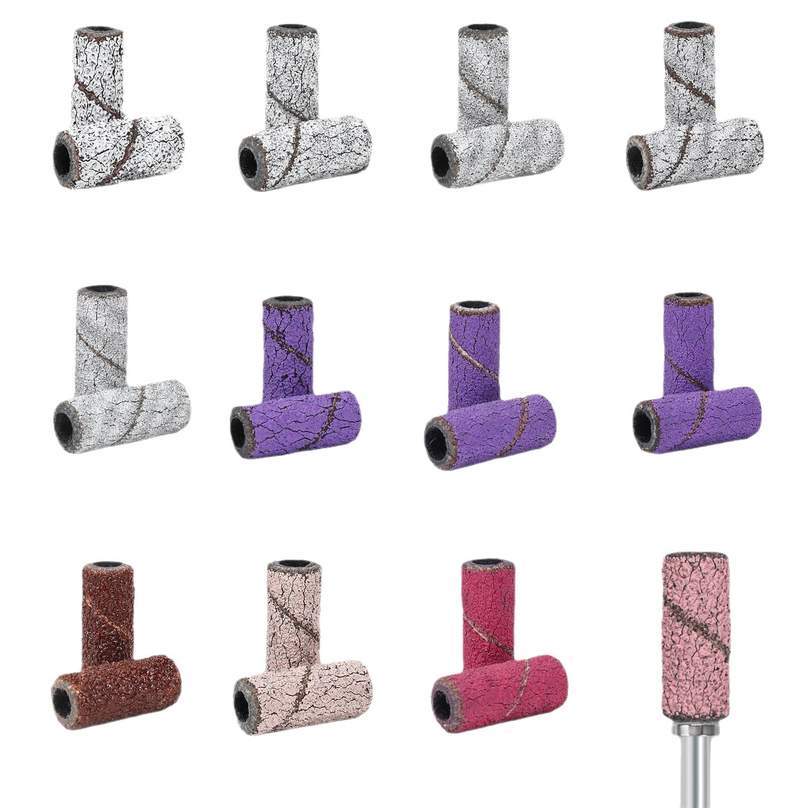 [el mismo precio bajo] transfronterizo 3mm manicure pequeño anillo de arena tallado y molienda de la piel muerta preprocesamiento mini anillo de pulido de arena