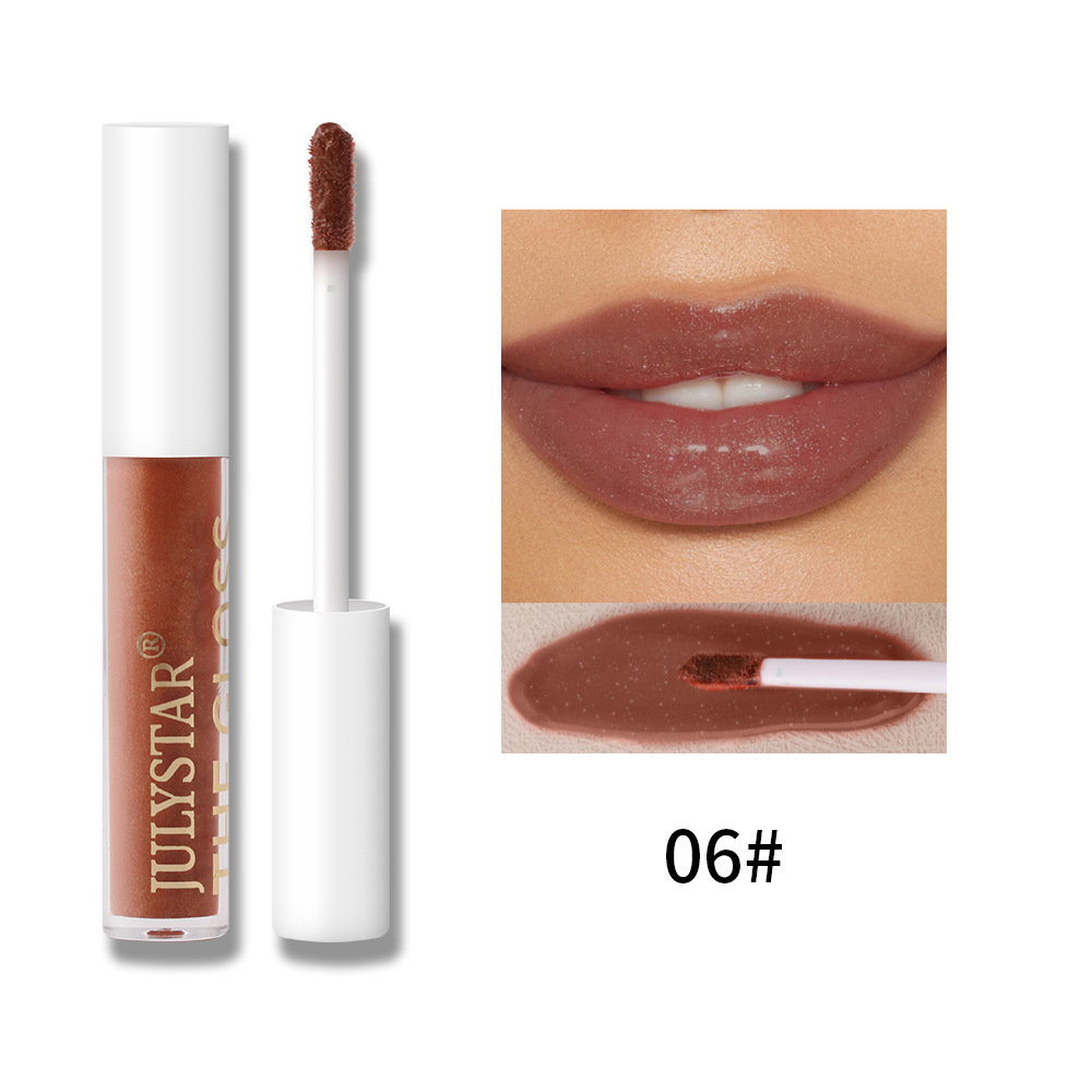 Cross-border makeup long-lasting moisturizing transparent nourishing lip gloss, European and American water light mirror brightening lip gloss and lip oil wholesale for export undefined
