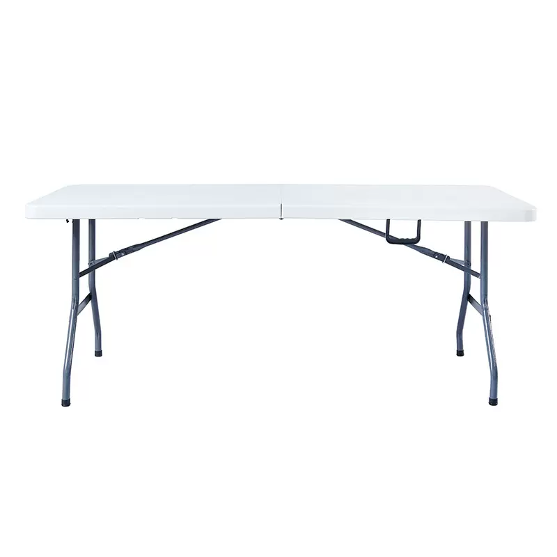 户外吹塑折叠桌1.8米野餐露营培训会议桌可折叠多用摆摊折叠桌子