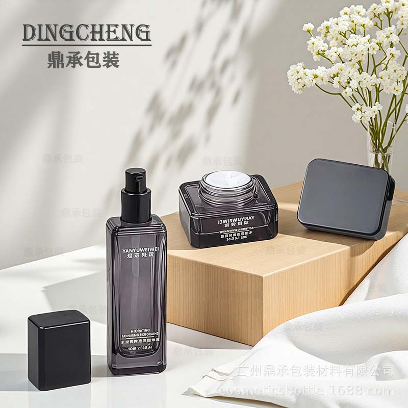 (Wholesale), glass high quality portable bottle, (Physicals), 60 ml, with your logo imprint