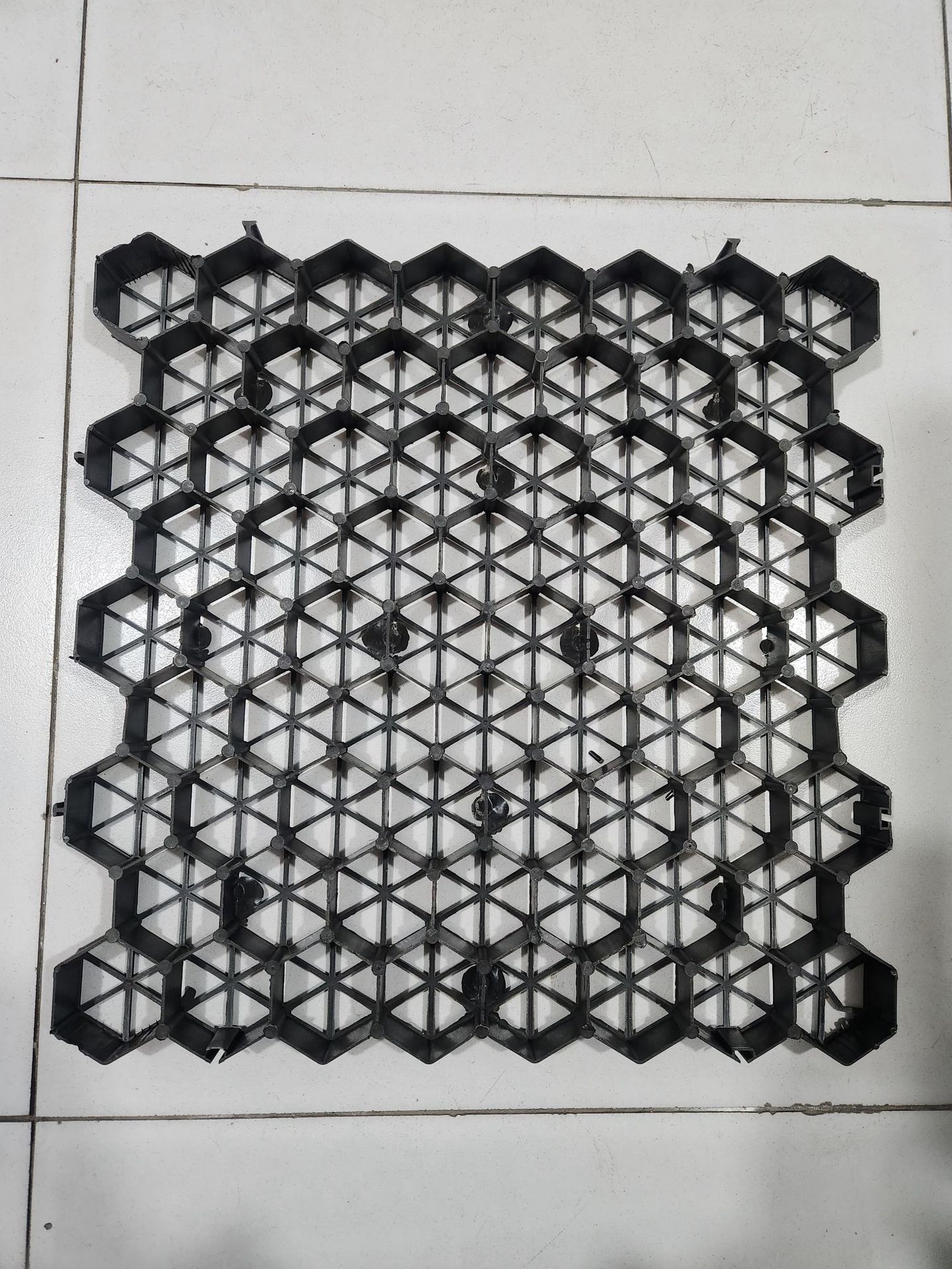 Grille de plantación de césped HDPE estacionamiento jardín verde de 4 cm de alto patio de grava bloqueado ecológico de protección de pendiente