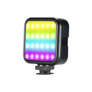 Карманный RGB светодиодный светильник на аккумуляторе для мобильной вспышки, магнит/клипс, 3 цветовых режима