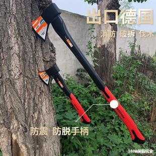 Multifunctional High Carbon Steel Mountain Ax Large Demolition Fire Ax Household Logging, Firewood and Tree Cutting Vehicle-Mounted