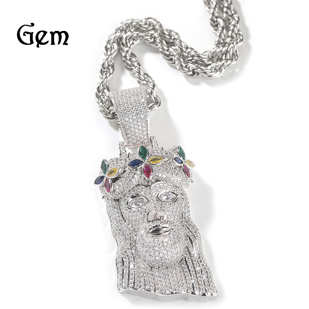Classic retro universal copper pendant hip-hop style