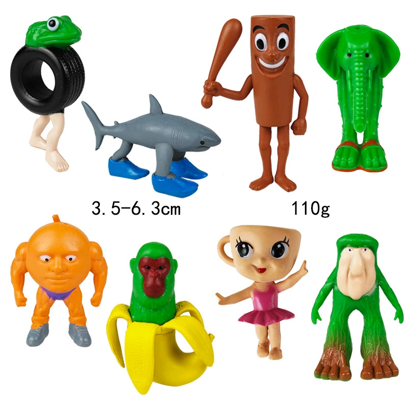 Фигура Шанхай Jing Tralala деревянная палочка-человек, assorted characters, пакет OPP, 0,4 кг