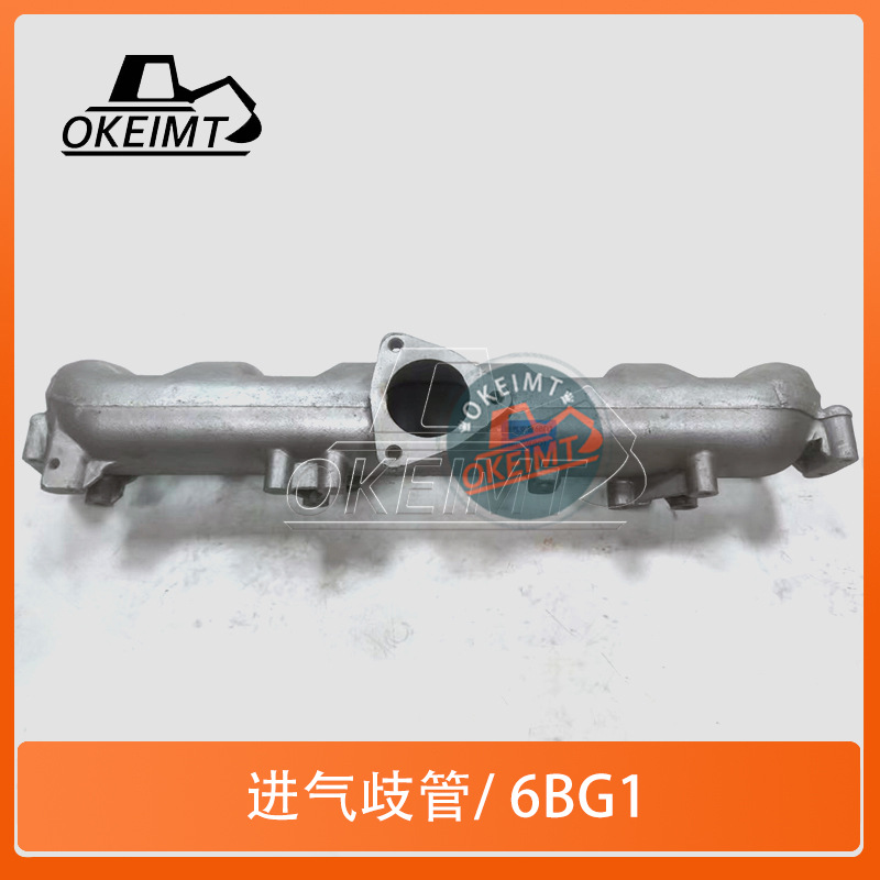 6BG1 colector de admisión excavadora repuestos del motor piezas del motor colector de admisión para 6BG1