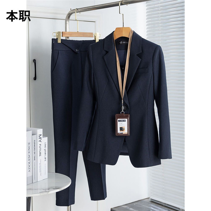 [Advanced Feel] Female Spring and Autumn Suit suit Civil Servant Dress Professional Small Suit Work Clothes Workplace Wear