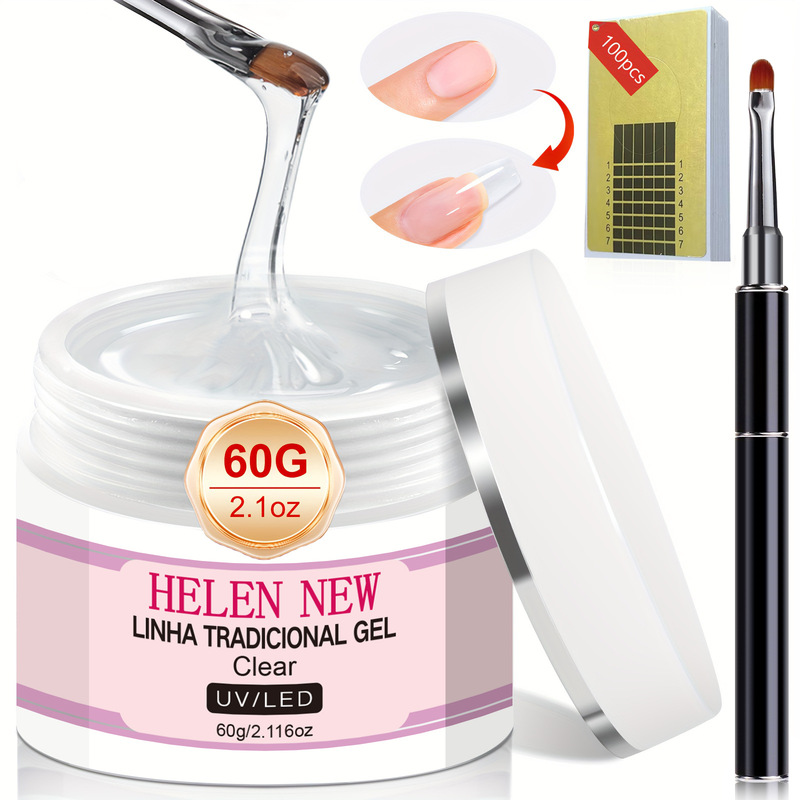Solid wearing nail glue fake nail glue lasting firm does not hurt the hand nail shop special factory in stock straight hair