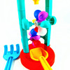 Children's street beach tools set playing with sand play in water, rings, hourglass, 4 pieces