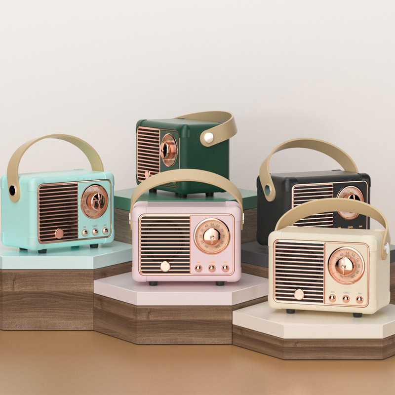 メーカーレトロ無線bluetoothスピーカーミニ携帯型サブウーファ小音響屋外音響bluetooth高颜値|undefined