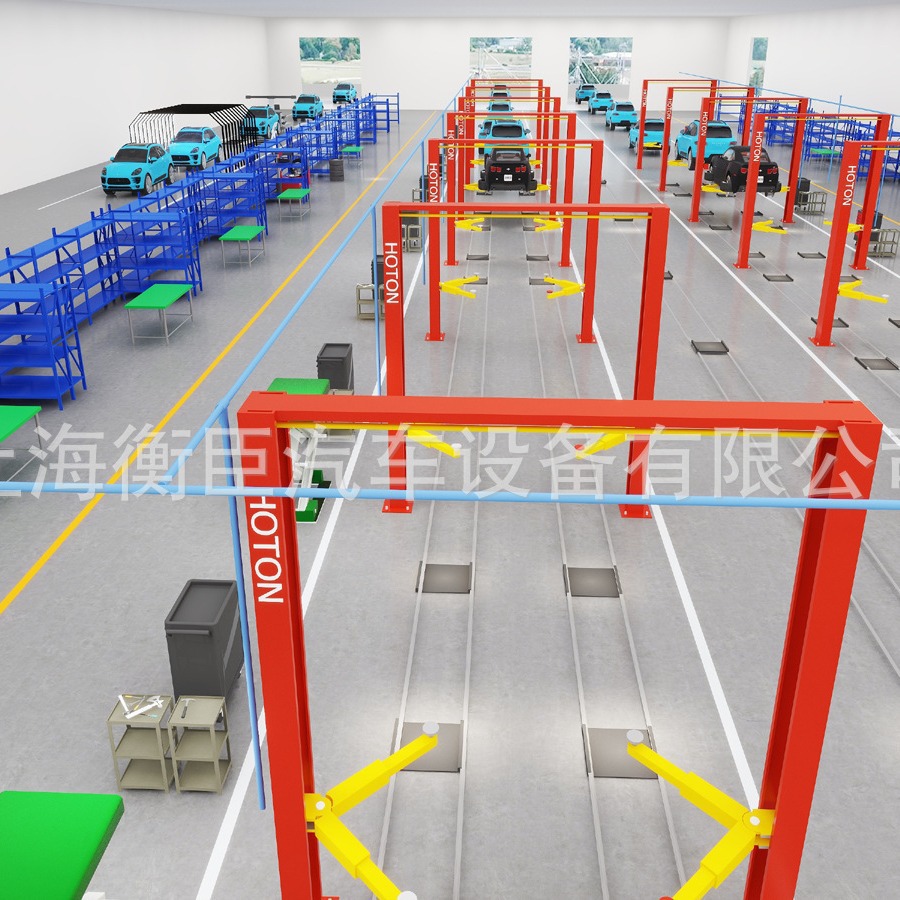 简易SKD汽车组装线单线设计