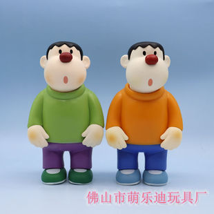 哆啦a梦初登场技安呆萌胖虎Q版公仔玩偶手办模型盒蛋摆件现货批发-阿里巴巴