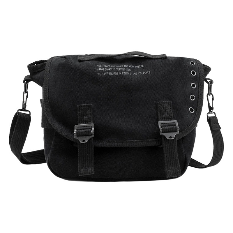 Marden workwear American retro M1961 letter canvas messenger bag portable shoulder motorcycle waist bag messenger bag for men