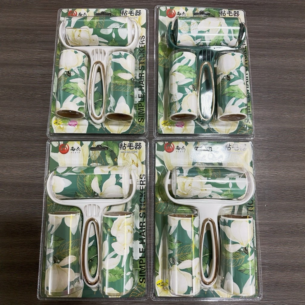 43 tipo YJ polvo adhesivo - 2 tipo de desgarro adhesivo de pelo adhesivo rodante cepillo adhesivo reemplazo de papel adhesivo tienda departamental