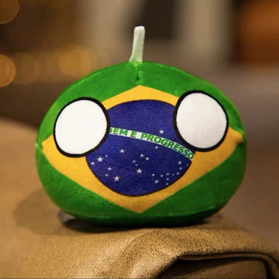 Oyuncaq yastıqlar | Ball National Ball Pendant - brazil-10cm