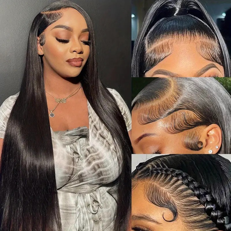 300g Weight Full Head Wigs Wig & Hair Extension Type Wigs Wig Accessories Unisex Casual Simple Style Holiday High Temperature Wire Long Bangs Long Straight Hair Wigs
