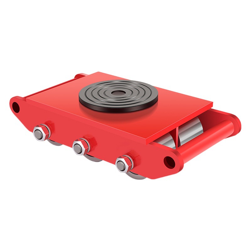 Llevar tanque pequeño recto 6 toneladas de objeto pesado palanca de cambios 8 toneladas de acero rueda de hierro tortuga pesada rueda de goma tanque de manipulación