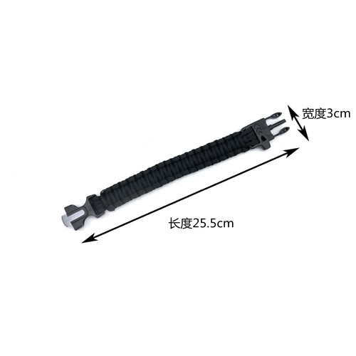 Manufacturer: Seven-Core Paracord Braided Survival Whistle, Fire Starter, Emergency Escape Paracord Bracelet, Life-Saving Wristband