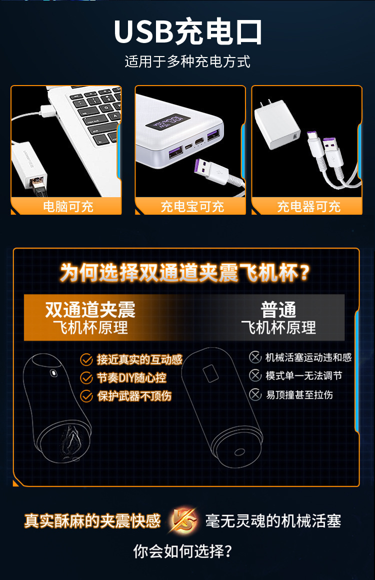 White Fantasy Cup Electric Male Masturbator with Vibration, Sound, Counter Display and Dual-Channel Design — detail image 28