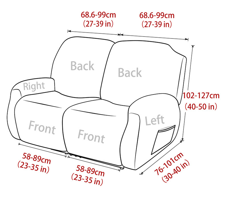 Waterproof milk silk Chivas elastic sofa cover full package first grade split Chivas electric reclining chair cover