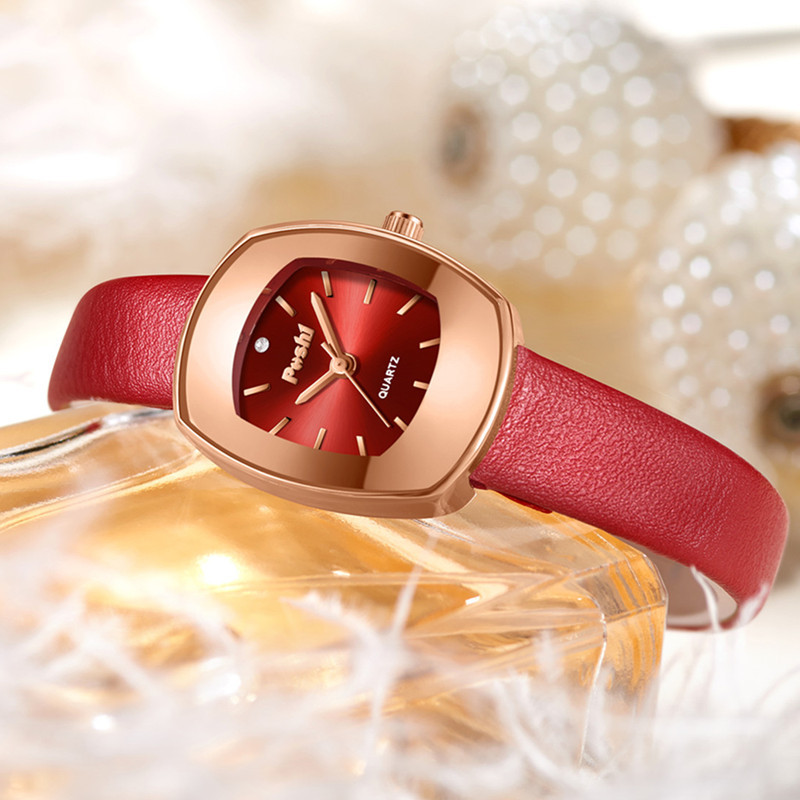 Poshi reloj mujer moda simple nuevo reloj de mujer moda coreana estudiante cinturón reloj de cuarzo al por mayor