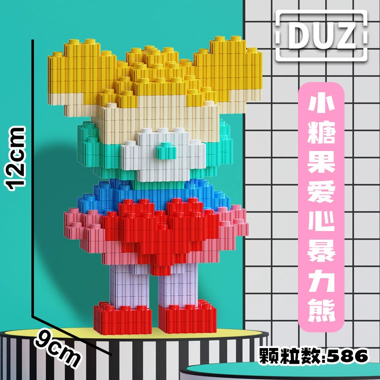 Конструктор Lego Ultraman Tiga Micro Block, различные цвета, 10×10×10 см