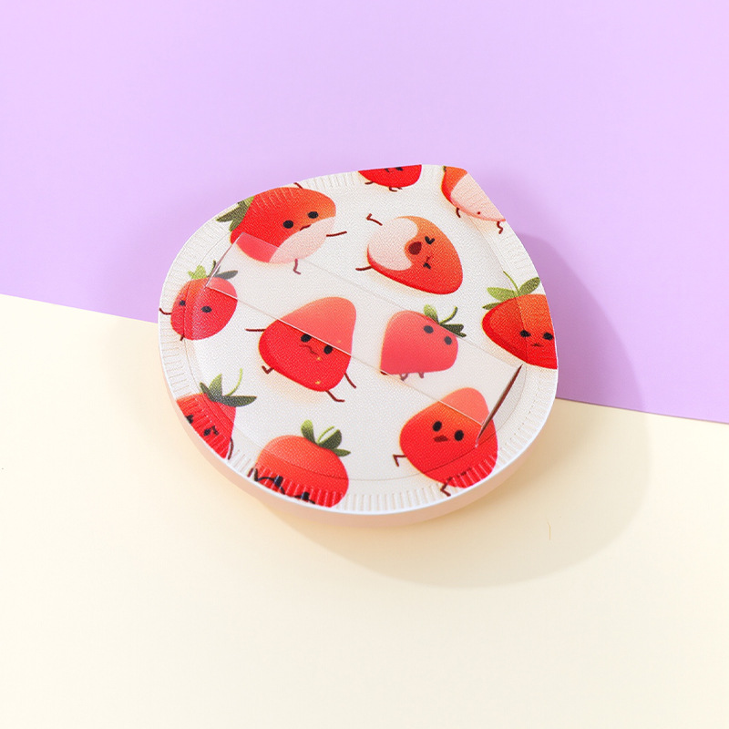 Fábrica de soplo de polvo de malvavisco Serie de frutas personalizada Maquillaje Esponja Cojín de aire Gota de agua Maquillaje de belleza Huevo Herramientas de belleza al por mayor