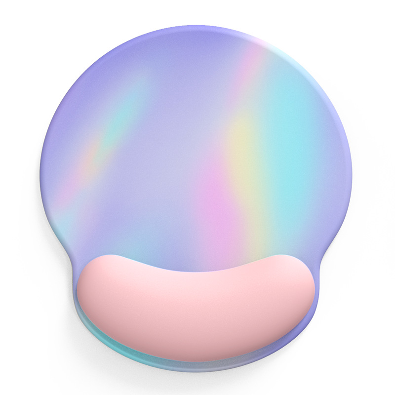 Nuevo gradiente mouse pad silicona muñeca pad estilo simple niños y niñas antideslizante portátil pulsera hermosa