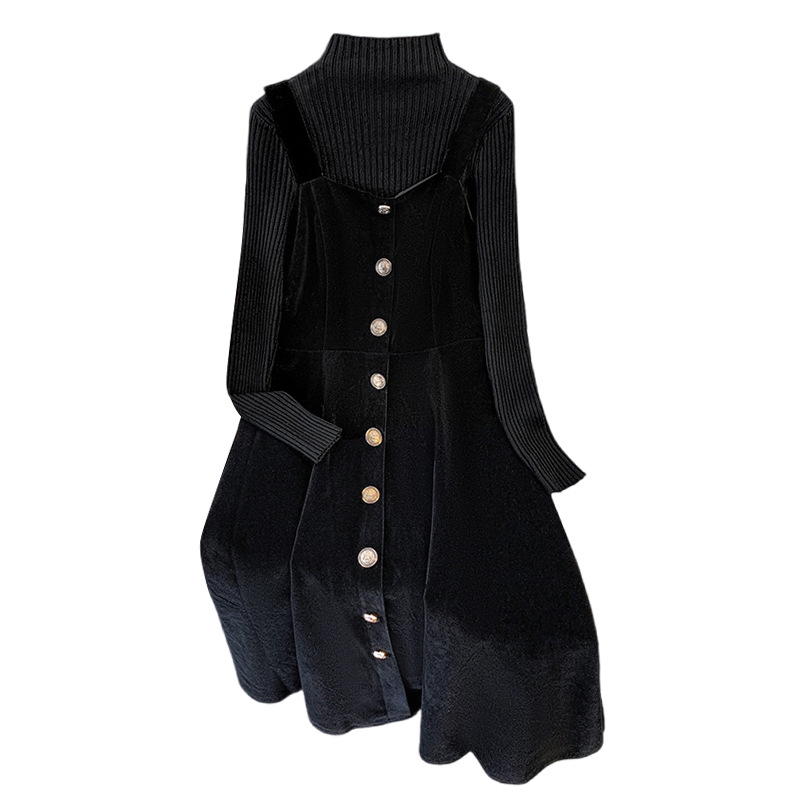 M-4XL大きいサイズトップス、ワンピース、2点セット