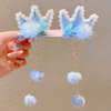 Cute children's hairgrip with tassels for ears, Hanfu, hair accessory, hairpins