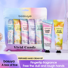 BOSUYA フレグランスハンドクリームの国境を越えた特別供給 保湿と保湿 Amazonの人気ハンドクリームセット 5袋