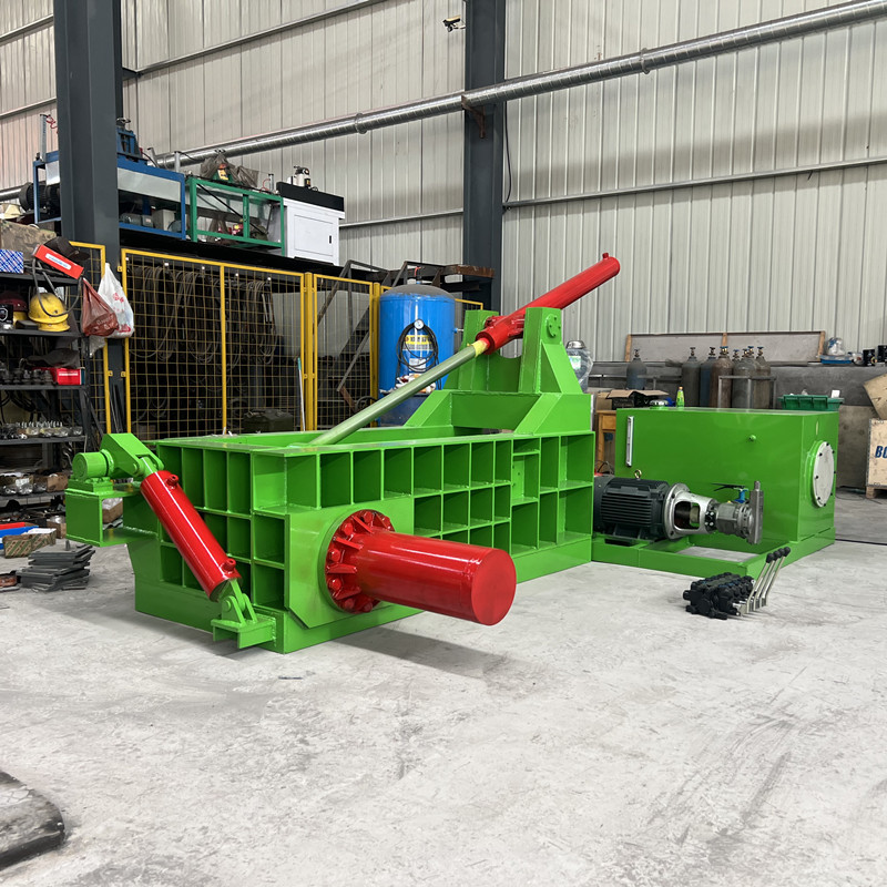 卧式液压金属压块机 315吨金属压块机 全自动铁皮钢筋金属压块机