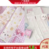 Летние дизайнерские солнцезащитные рукава Rilakkuma для езды на велосипеде на открытом воздухе, универсальные повседневные длинные милые рукава из ледяного шелка с защитой от УФ-лучей